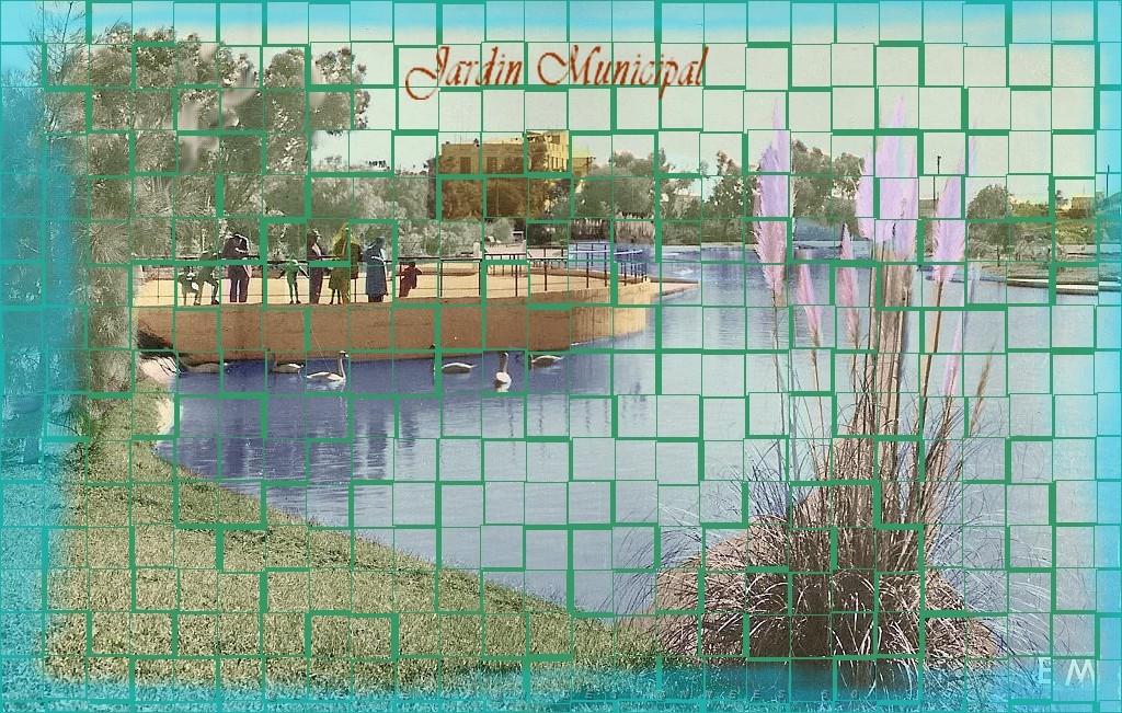 142-Le Jardin Municipal. Un coin du Lac.JPG